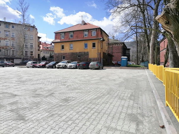 Parking po przebudowie