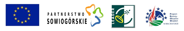 Logotypy Unia Europejska, Partnerstwo Sowiog&oacute;rskie, Leader, PROW
