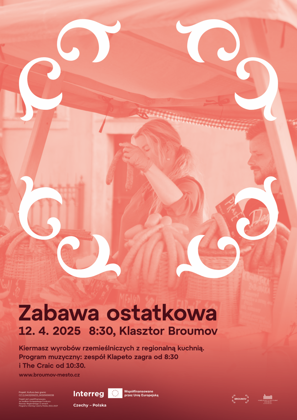 Zabawa ostatkowa w Klasztorze w Broumowie 12.04.2025 o godz. 8.30