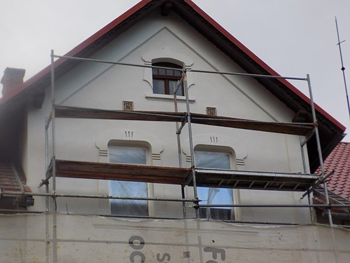 Sala wiejska w Czerwieńczycach w trakcie termomodernizacji
