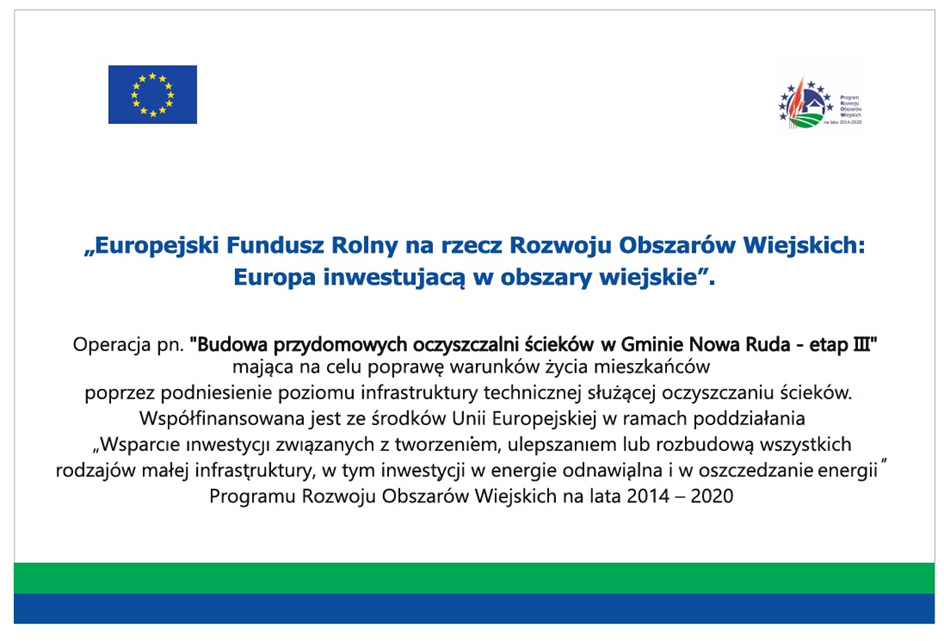 Logo Unia Europejska, Program Rozwoju Obszarów Wiejskich Logo Unia Europejska, Program Rozwoju Obszarów Wiejskich