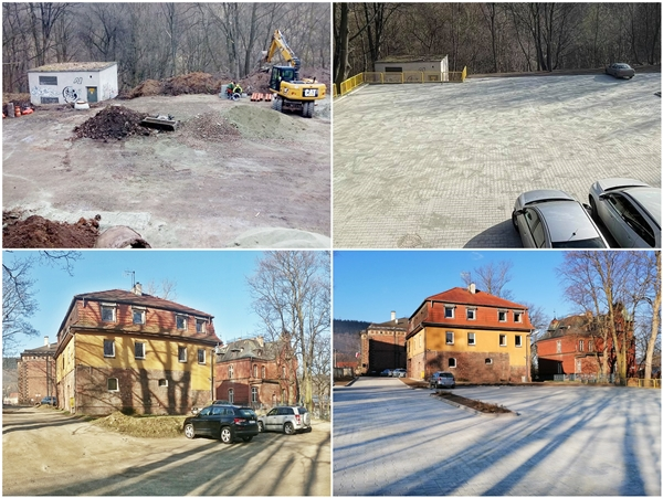 Parking przed i po remoncie