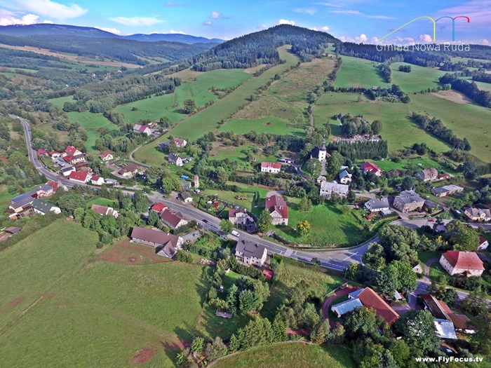 Panorama wsi Świerki Fot. FlyFocus.tv