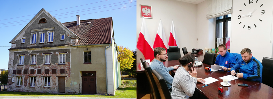 Świetlica i podpisanie umowy z wykonawcami