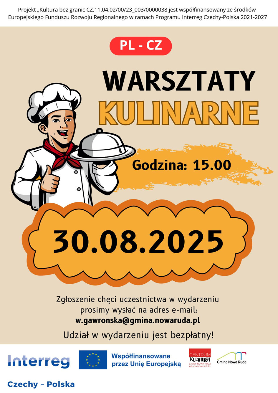 Plakat jak w treści