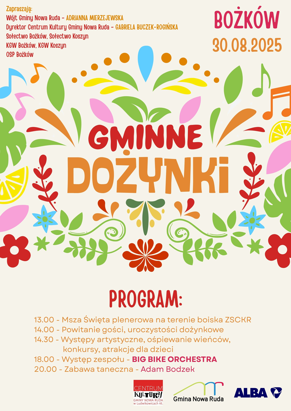 Plakat jak w treści
