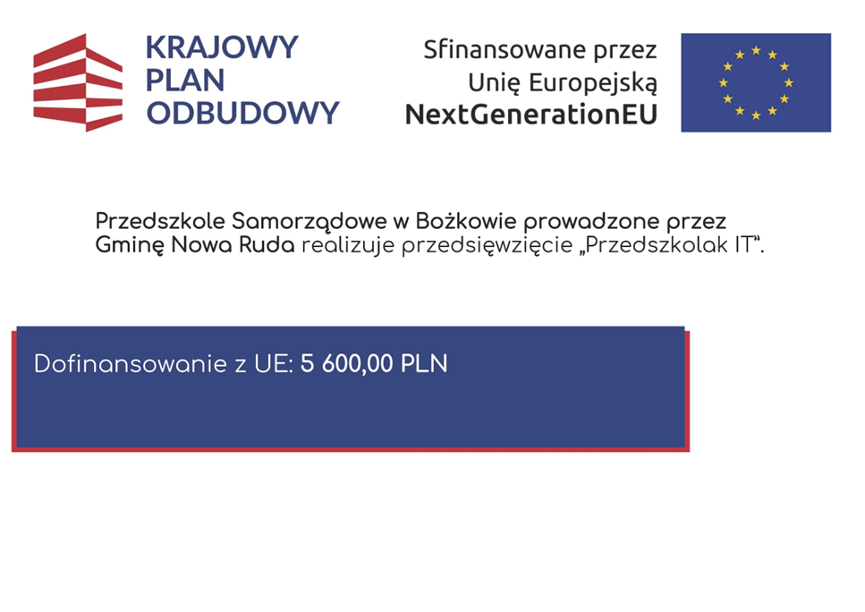 Tablica informacyjna jak w treści