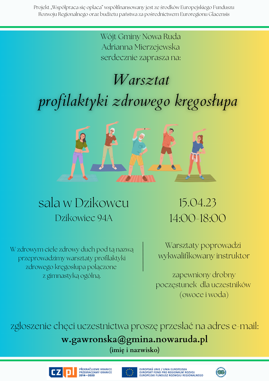 plakat - informacje jak w tekście