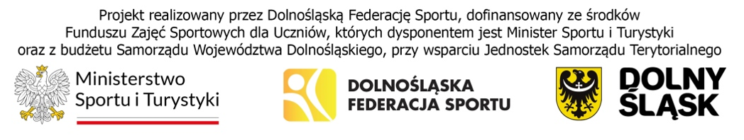Logotypy Ministerstwo Sportu i Turystyki, Dolnośląska Federacja Sportu, Dolny Śląsk