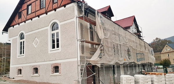 Sala wiejska w Czerwieńczycach w trakcie termomodernizacji