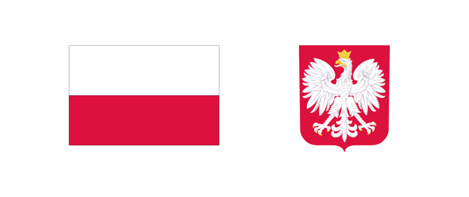 Polska flaga i godło Polska flaga i godło